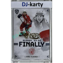 2024 Goal Cards Finally #F-SL1 Karel Klikorka Expo 1of10