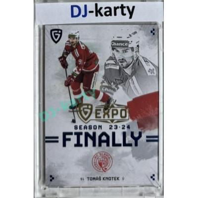 2024 Goal Cards Finally #F-SL2 Tomáš Knotek Expo 1of10