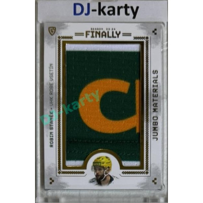 2024 Goal Cards Finally #04 Robin Staněk Jumbo Material 1/4