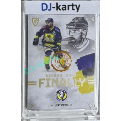 2024 Goal Cards Finally #F-PR1 Jiří Krisl 1st Day of Issue 1of5
