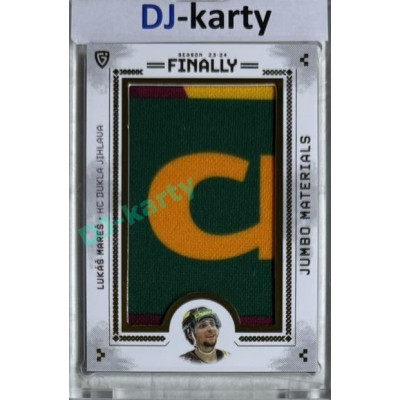 2024 Goal Cards Finally #13 Lukáš Mareš Jumbo Material 1/4
