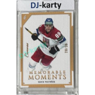 2024 LC Memorable Moments #MO-034 David Pastrňák Canvas Parallel 20/30