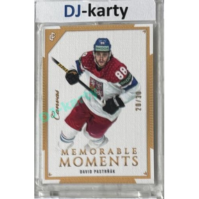 2024 LC Memorable Moments #MO-034 David Pastrňák Canvas Parallel 20/30