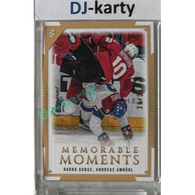 2024 LC Memorable Moments #MO-075 Radko Gudas, Andreas Ambühl Canvas Parallel 20/30