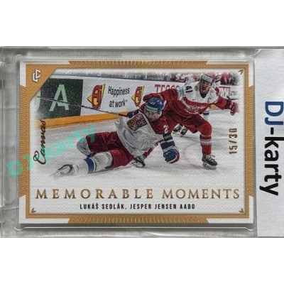 2024 LC Memorable Moments #MO-017 Lukáš Sedlák, Jasper Jensen Aabo Canvas Parallel 15/30