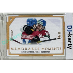 2024 LC Memorable Moments #MO-079 David Pastrňák, Tomáš Kundrátek Canvas Parallel 19/30