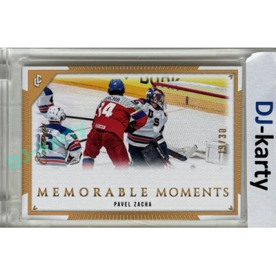 2024 LC Memorable Moments #MO-056 Pavel Zacha Canvas Parallel 19/30