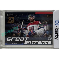 2023/24 LC Expectations Road to Prague #GE-05 Jan Ščotka Great Entrance Prague CardShow Bonus 3/3