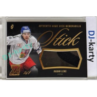 2023/24 LC Expectations Road to Prague #GUM-14 Radan Lenc Stick Authentic Game Used Memorabilia Prague CardShow Gold 1of1