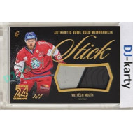 2023/24 LC Expectations Road to Prague #GUM-01 Vojtěch Mozík Stick Authentic Game Used Memorabilia Prague CardShow Gold 1of1
