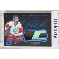 2023/24 LC Expectations Road to Prague #GUM-12 Tomáš Zohorna Stick Authentic Game Used Memorabilia Prague CardShow Blue 1of1