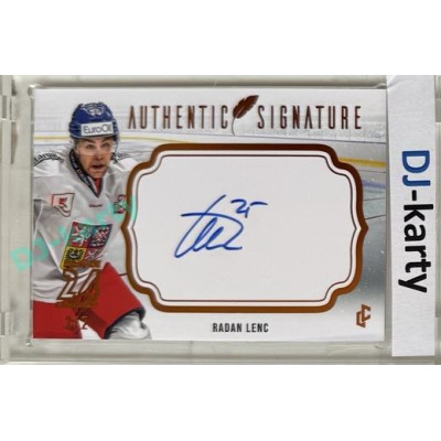 2023/24 LC Expectations Road to Prague #AS-06 Radan Lenc Authentic Signature Prague CardShow 2/2