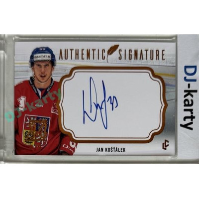 2023/24 LC Expectations Road to Prague #AS-15 Jan Košťálek Authentic Signature Prague CardShow 2/2