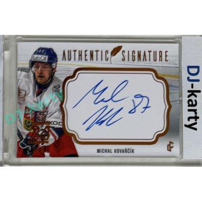 2023/24 LC Expectations Road to Prague #AS-26 Michal Kovařčík Authentic Signature Prague CardShow 2/2