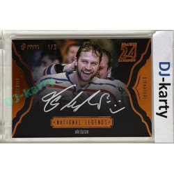 2023/24 LC Expectations Road to Prague #NJ-05 Jiří Šlégr National Legends Authentic Signature Prague CardShow 1/2