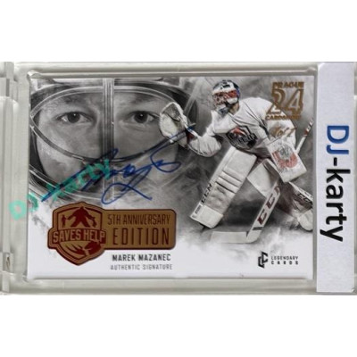 2024 LC Saves Help 5th Anniversary Edition #SHP-05 Marek Mazanec Signature Prague CardShow Red 1of1