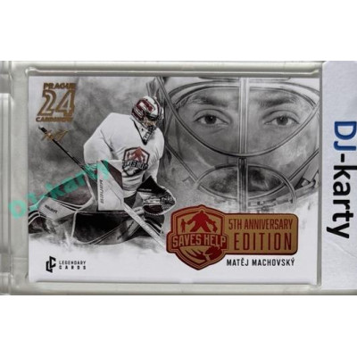 2024 LC Saves Help 5th Anniversary Edition #SHP-02 Matěj Machovský Prague CardShow Red 1of1
