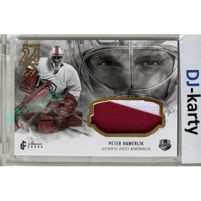 2024 LC Saves Help 5th Anniversary Edition #SHP-06 Peter Hamerlík Game Jersey Prague CardShow Gold 1of1