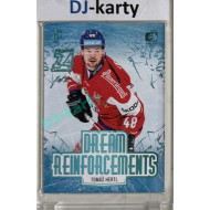 2023/24 LC Expectations Road to Prague #DR-12 Tomáš Hertl Dream Reinforcements Prague CardShow Turquoise 1of1