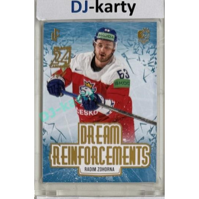 2023/24 LC Expectations Road to Prague #DR-11 Radim Zohorna Dream Reinforcements Prague CardShow Gold 1of1