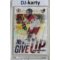 2023/24 LC Expectations Road to Prague #NGU-14 Matěj Maštalířský Never Give Up Prague CardShow Red 1of1