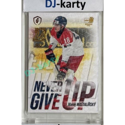 2023/24 LC Expectations Road to Prague #NGU-14 Matěj Maštalířský Never Give Up Prague CardShow Gold 1of1
