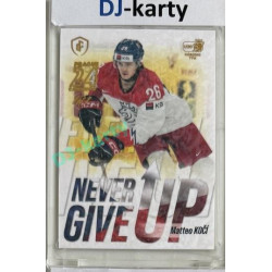2023/24 LC Expectations Road to Prague #NGU-21 Matteo Kočí Never Give Up Prague CardShow Gold 1of1