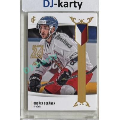 2023/24 LC Expectations Road to Prague #EHS-02 Ondřej Beránek Prague CardShow Gold 1of1