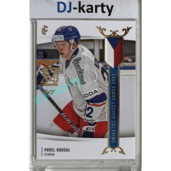 2023/24 LC Expectations Road to Prague #EHS-18 Pavel Kousal Prague CardShow Blue 1of1