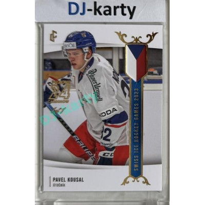 2023/24 LC Expectations Road to Prague #EHS-18 Pavel Kousal Prague CardShow Blue 1of1