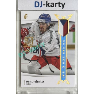 2023/24 LC Expectations Road to Prague #EHS-24 Daniel Voženílek Prague CardShow Blue 1of1