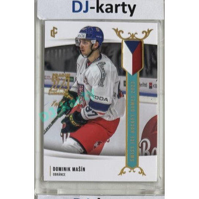 2023/24 LC Expectations Road to Prague #EHS-12 Dominik Mašín Prague CardShow Turquoise 1of1