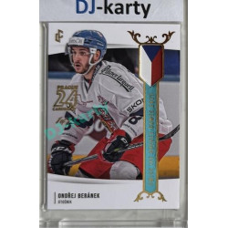 2023/24 LC Expectations Road to Prague #EHS-02 Ondřej Beránek Prague CardShow Turquoise 1of1