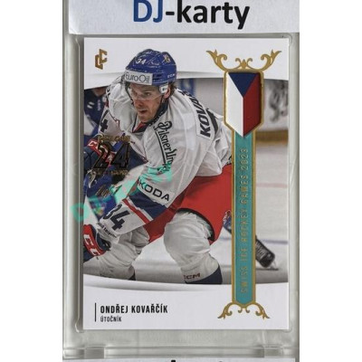 2023/24 LC Expectations Road to Prague #EHS-19 Ondřej Kovařčík Prague CardShow Turquoise 1of1