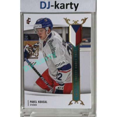 2023/24 LC Expectations Road to Prague #EHS-18 Pavel Kousal Prague CardShow Turquoise 1of1