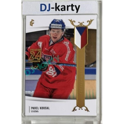 2023/24 LC Expectations Road to Prague #EHK-10 Pavel Kousal Prague CardShow Gold 1of1