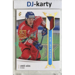 2023/24 LC Expectations Road to Prague #EHK-06 Lukáš Jašek Prague CardShow Blue 1of1