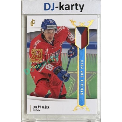 2023/24 LC Expectations Road to Prague #EHK-06 Lukáš Jašek Prague CardShow Blue 1of1
