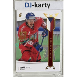2023/24 LC Expectations Road to Prague #EHK-06 Lukáš Jašek Prague CardShow Red 1of1