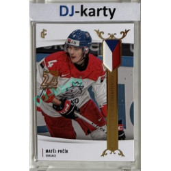 2023/24 LC Expectations Road to Prague #U20-02 Matěj Prčík Prague CardShow Gold 1of1