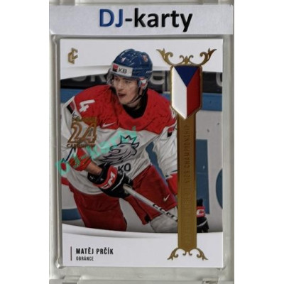 2023/24 LC Expectations Road to Prague #U20-02 Matěj Prčík Prague CardShow Gold 1of1