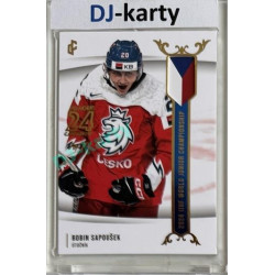 2023/24 LC Expectations Road to Prague #U20-16 Robin Sapoušek Prague CardShow Blue 1of1