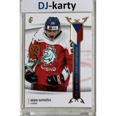2023/24 LC Expectations Road to Prague #U20-16 Robin Sapoušek Prague CardShow Blue 1of1