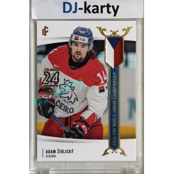 2023/24 LC Expectations Road to Prague #U20-10 Adam Židlický Prague CardShow Blue 1of1