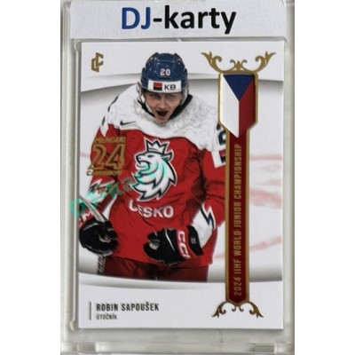 2023/24 LC Expectations Road to Prague #U20-16 Robin Sapoušek Prague CardShow Red 1of1