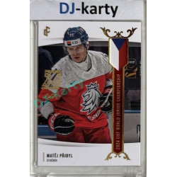 2023/24 LC Expectations Road to Prague #U20-08 Matěj Přibyl Prague CardShow Red 1of1
