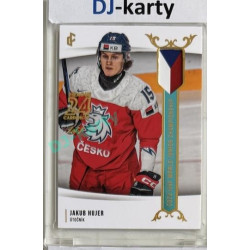 2023/24 LC Expectations Road to Prague #U20-11 Jakub Hujer Prague CardShow Turquoise 1of1