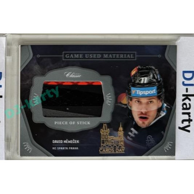 2020/21 OFS 2. série David Němeček #GUM-DNĚ xx/20 Game Used Material CARDS DAY