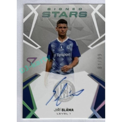 2024/25 Sportzoo Chance Liga 1. série #SS1-JS Jiří Sláma Signed Stars Level 1 81/99