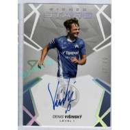 2024/25 Sportzoo Chance Liga 1. série #SS1-DV Denis Višinský Signed Stars Level 1 97/99